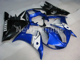 Blue Black and White Factory Style - YZF-R6 05 Fairing Kit