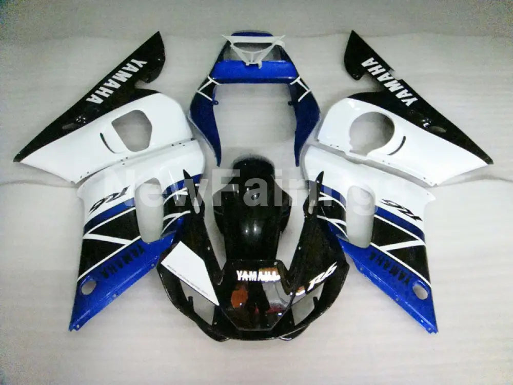 Blue Black and White Factory Style - YZF-R6 98-02 Fairing Kit