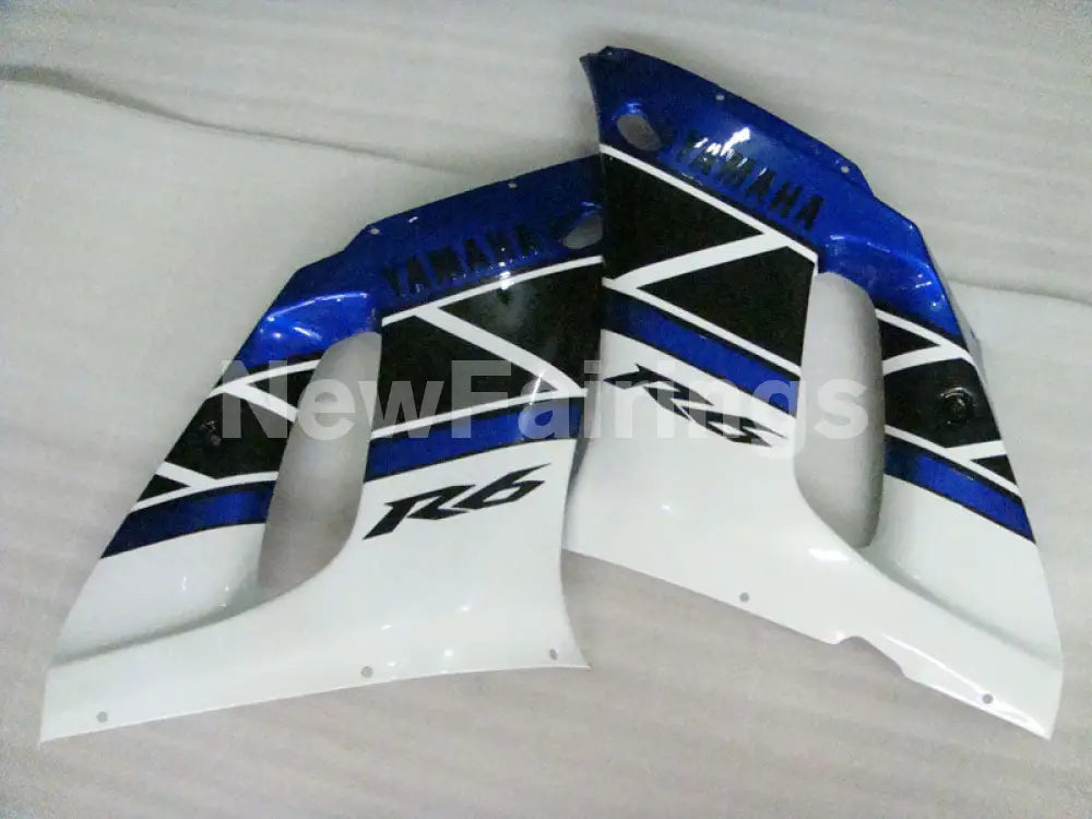 Blue Black and White Factory Style - YZF-R6 98-02 Fairing Kit