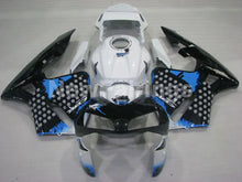 Cargar imagen en el visor de la galería, Blue Black and White Motorcycle - CBR600RR 03-04 Fairing Kit
