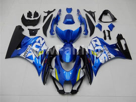 Blue and Black Factory Style - GSX-R1000 17-24 Fairing Kit
