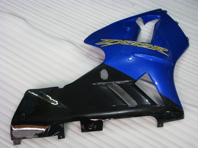 Blue and Black Factory Style - NINJA ZX-12R 02-04 Fairing Kit