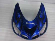 Cargar imagen en el visor de la galería, Blue and Black Flame - NINJA ZX-14R 06-11 Fairing Kit