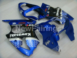 Blue and Black FUCHS - NINJA ZX-6R 00-02 Fairing Kit
