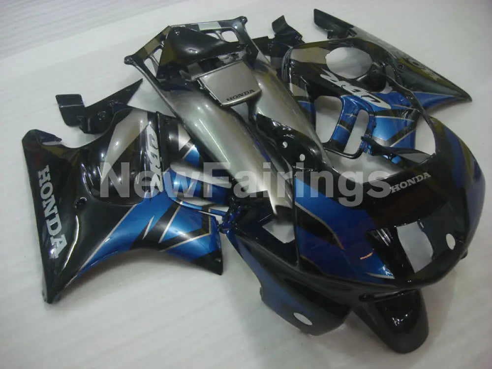 Blue and Black Grey Factory Style - CBR600 F3 97-98 Fairing Kit