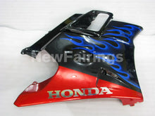 Cargar imagen en el visor de la galería, Blue and Black Red Flame - CBR600 F2 91-94 Fairing Kit