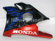 Cargar imagen en el visor de la galería, Blue and Black Red Flame - CBR600 F2 91-94 Fairing Kit