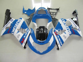 Blue Black White Factory Style - GSX-R1000 00-02 Fairing Kit