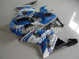 Blue Black White Factory Style - GSX-R1000 00-02 Fairing Kit