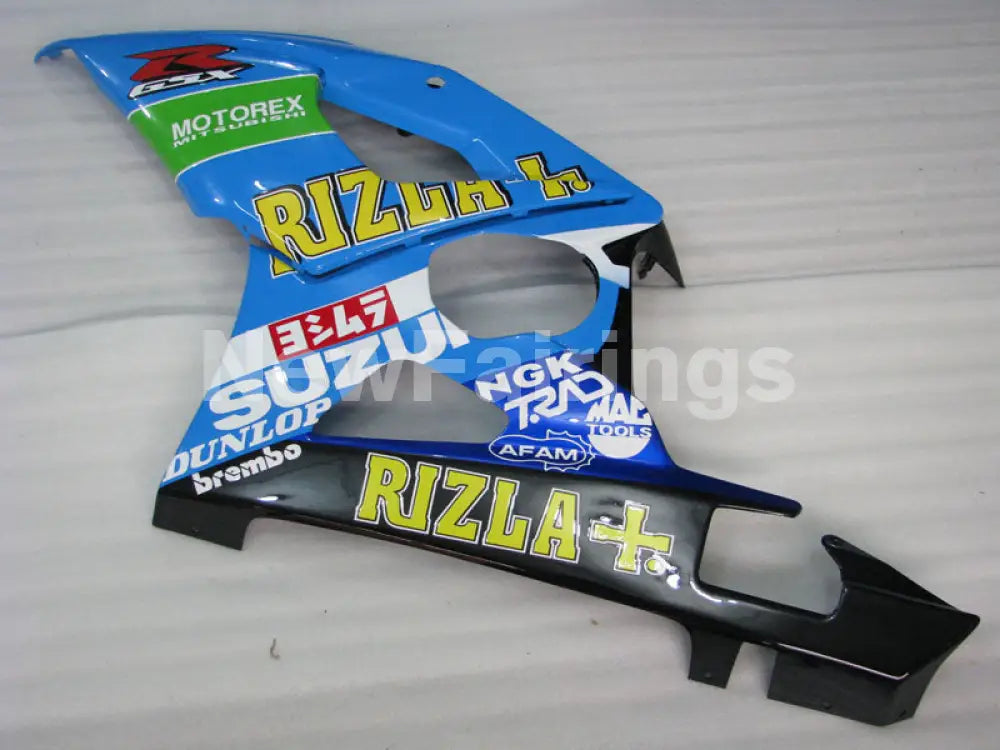 Blue and Black White Rizla - GSX-R1000 05-06 Fairing Kit