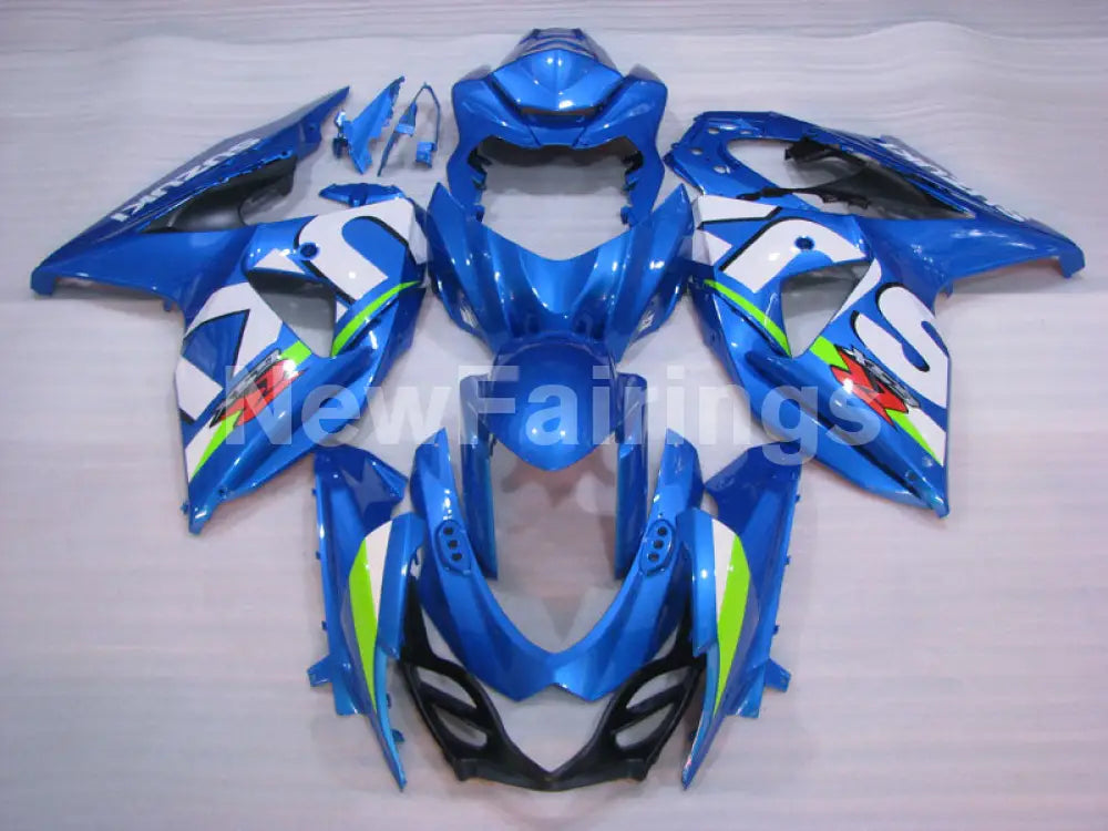 Blue and Green Factory Style - GSX-R1000 09-16 Fairing Kit