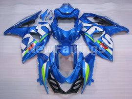Blue and Green Factory Style - GSX-R1000 09-16 Fairing Kit