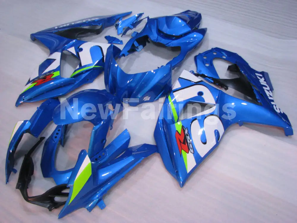 Blue and Green Factory Style - GSX-R1000 09-16 Fairing Kit