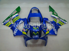 Blue and Green Movistar - CBR 929 RR 00-01 Fairing Kit