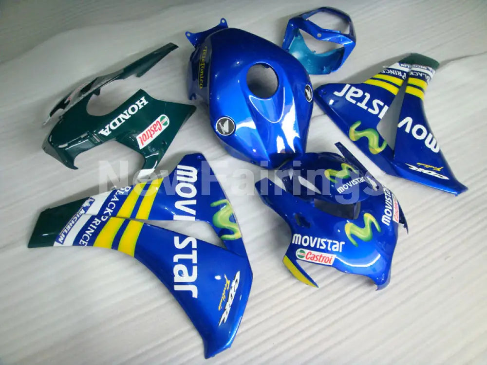 Blue and Green Movistar - CBR1000RR 08-11 Fairing Kit