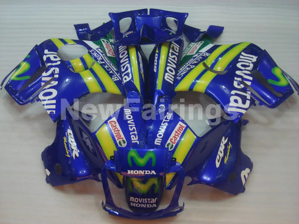 Blue and Green Movistar - CBR600 F3 97-98 Fairing Kit
