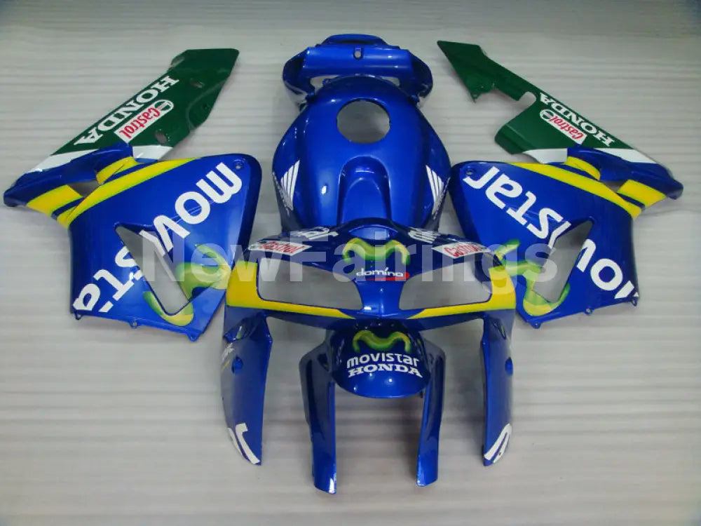 Blue and Green Movistar - CBR600RR 05-06 Fairing Kit