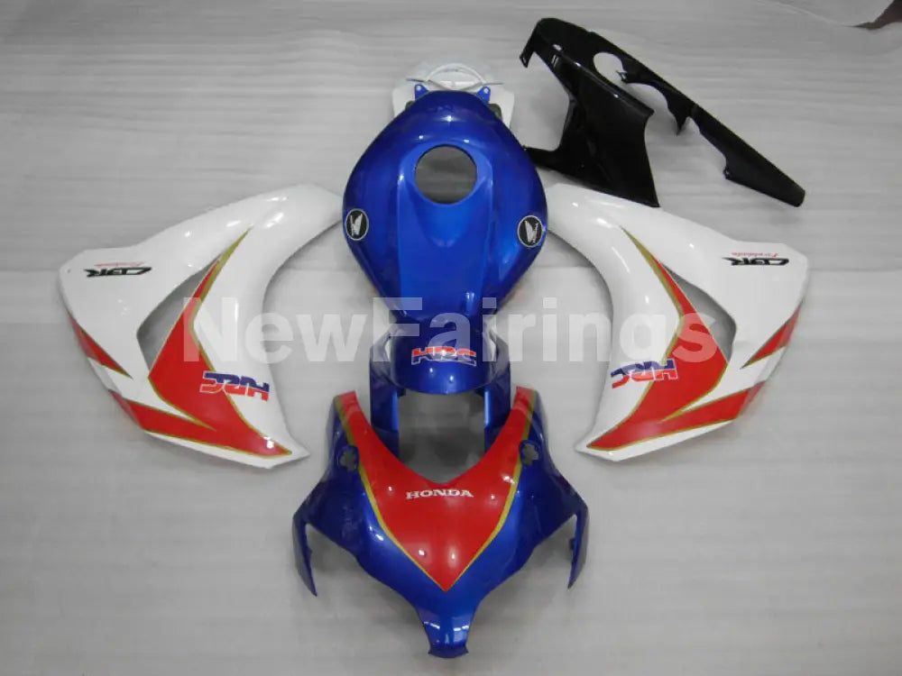 Blue and Red White Factory Style - CBR1000RR 08-11 Fairing Kit