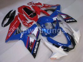 Blue and Red White Factory Style - GSX-R1000 09-16 Fairing Kit
