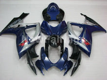 Cargar imagen en el visor de la galería, Blue Silver and Black Factory Style - GSX-R600 06-07 Fairing Kit