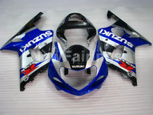Cargar imagen en el visor de la galería, Blue and Silver Black Factory Style - GSX-R1000 00-02 Fairing Kit