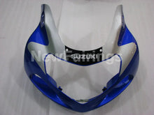 Cargar imagen en el visor de la galería, Blue and Silver Black Factory Style - GSX-R600 01-03 Fairing Kit