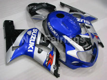 Cargar imagen en el visor de la galería, Blue and Silver Black Factory Style - GSX-R600 01-03 Fairing Kit