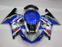 Cargar imagen en el visor de la galería, Blue and Silver Black Factory Style - GSX-R600 01-03 Fairing Kit