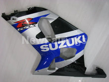 Cargar imagen en el visor de la galería, Blue and Silver Black Factory Style - GSX-R600 01-03 Fairing Kit