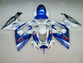 Blue White and Black Corona - GSX-R600 06-07 Fairing Kit