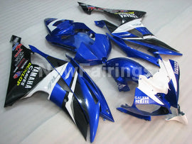 Blue White and Black Dunlop - YZF-R6 08-16 Fairing Kit