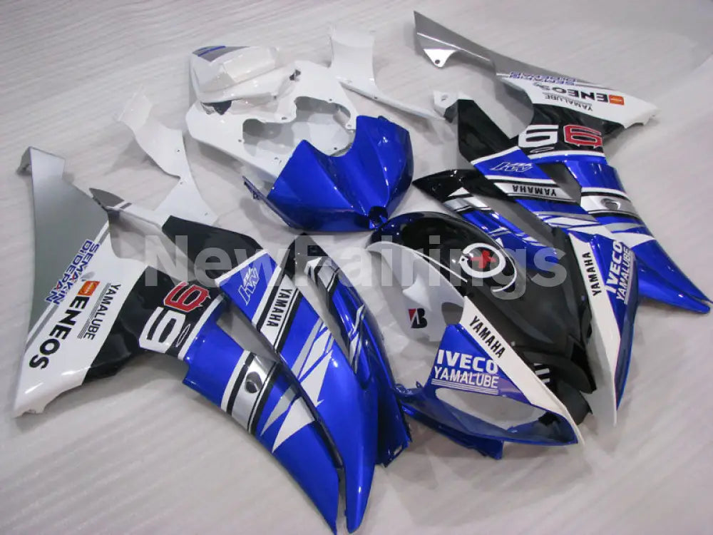 Blue White and Black ENEOS with Number 99 - YZF-R6 08-16 Fairing Kit