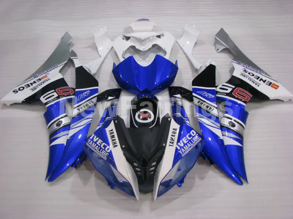 Blue White and Black ENEOS with Number 99 - YZF-R6 08-16 Fairing Kit