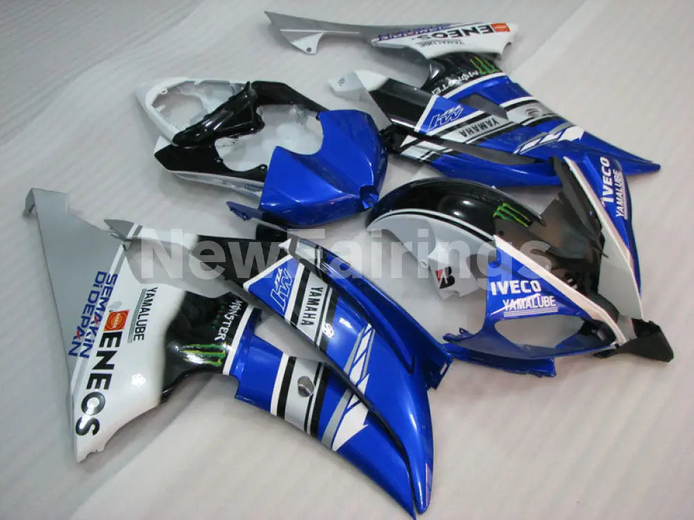 Blue White and Black ENEOS - YZF-R6 08-16 Fairing Kit