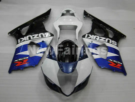 Blue White and Black Factory Style - GSX-R1000 03-04 Fairing Kit