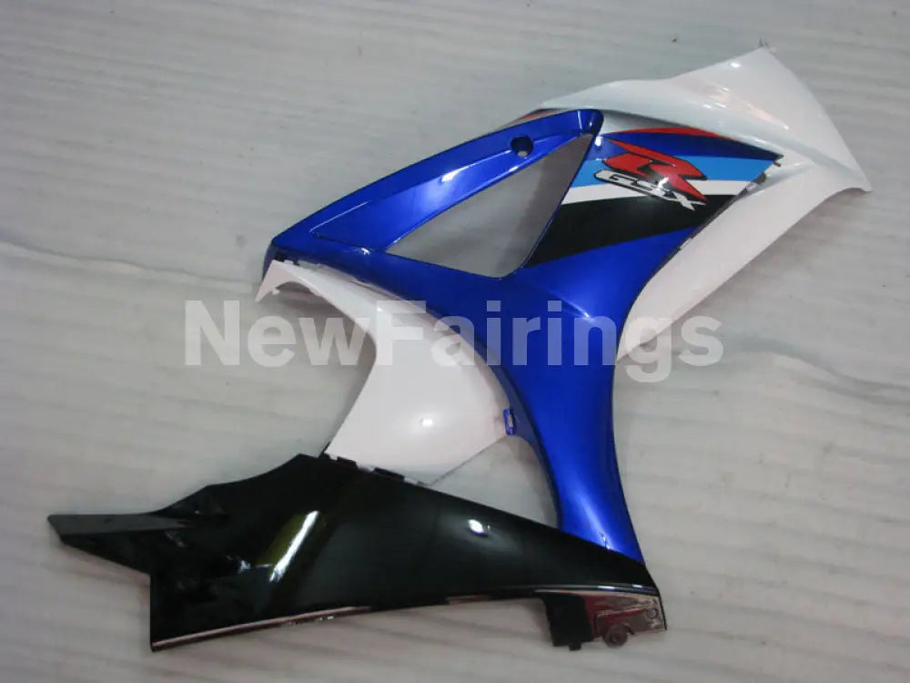 Blue White and Black Factory Style - GSX-R1000 07-08 Fairing Kit