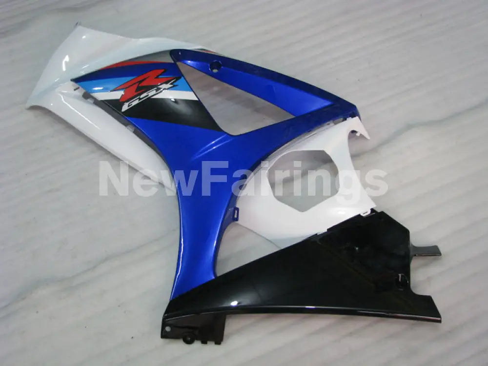 Blue White and Black Factory Style - GSX-R1000 07-08 Fairing Kit