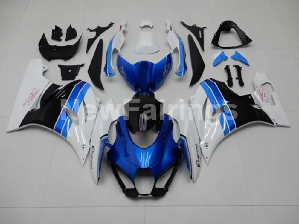 Blue White and Black Factory Style - GSX-R1000 17-24 Fairing Kit