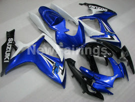 Blue White and Black Factory Style - GSX-R600 06-07 Fairing Kit