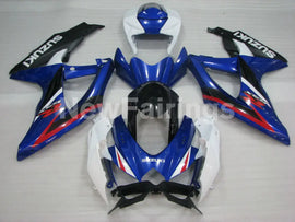 Blue White and Black Factory Style - GSX-R750 08-10 Fairing Kit
