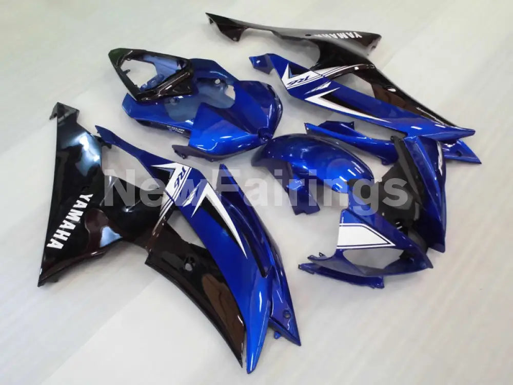 Blue White and Black Factory Style - YZF-R6 08-16 Fairing Kit