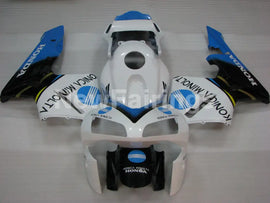 Blue White and Black Konica Minolta - CBR600RR 03-04 Fairing Kit