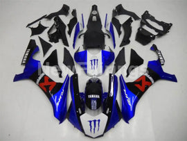Blue White and Black Monster - YZF-R1 15-19 Fairing Kit