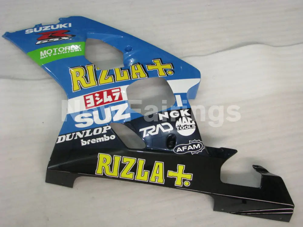 Blue White and Black Rizla - GSX-R600 04-05 Fairing Kit