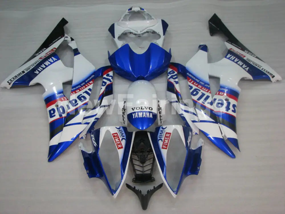 Blue White and Black Sterilgarda - YZF-R6 08-16 Fairing Kit