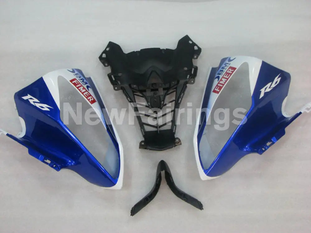 Blue White and Black Sterilgarda - YZF-R6 08-16 Fairing Kit
