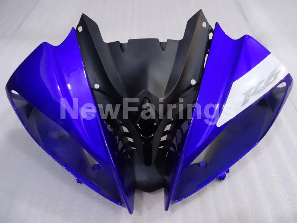 Blue White and Matte Black Factory Style - YZF-R6 08-16 Fairing Kit
