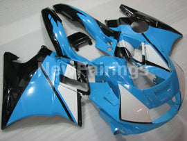 Blue and White Black Factory Style - CBR600 F2 91-94 Fairing Kit
