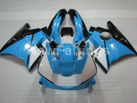 Blue and White Black Factory Style - CBR600 F2 91-94 Fairing Kit