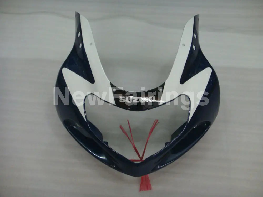 Blue and White Black Factory Style - GSX-R1000 00-02 Fairing Kit